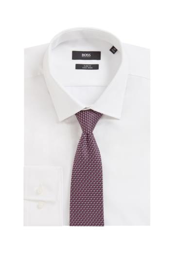 Krawaty BOSS Silk Fioletowe Męskie (Pl53360)